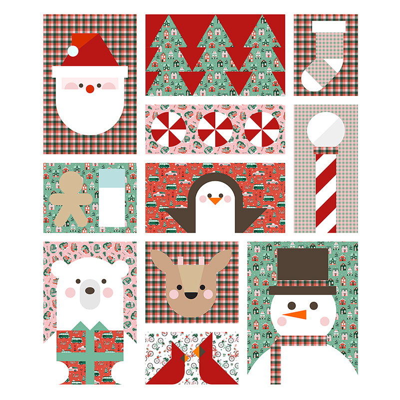 Quilt Pattern - Santa's Helpers by Corinne Sovey