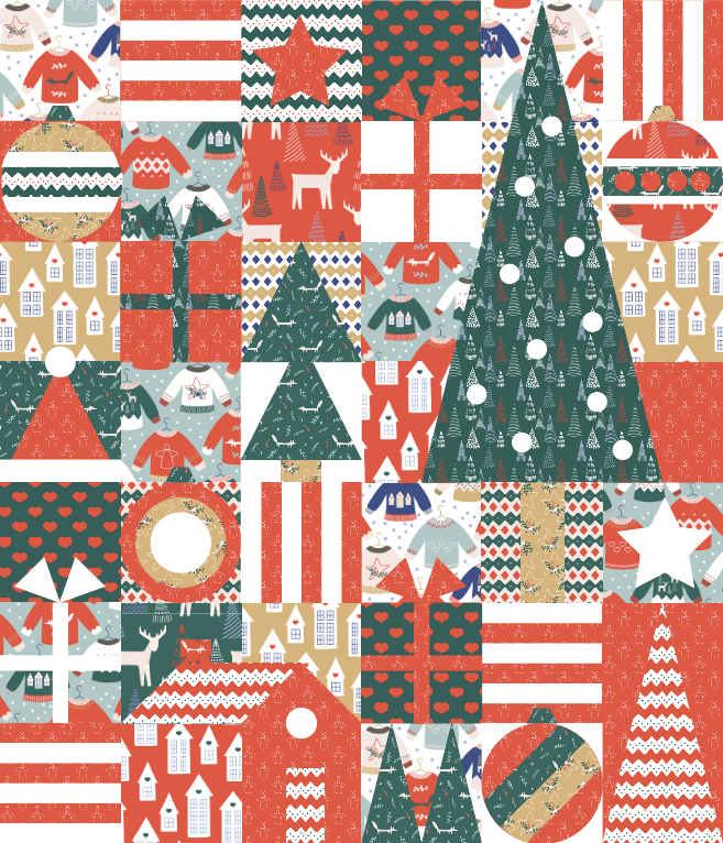 Quilt Pattern - Christmas Cheer by Corinne Sovey