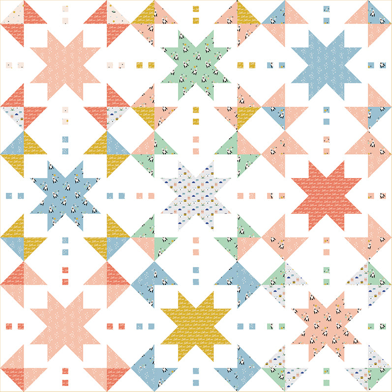 Quilt Pattern - Starshine by Modernly Morgan