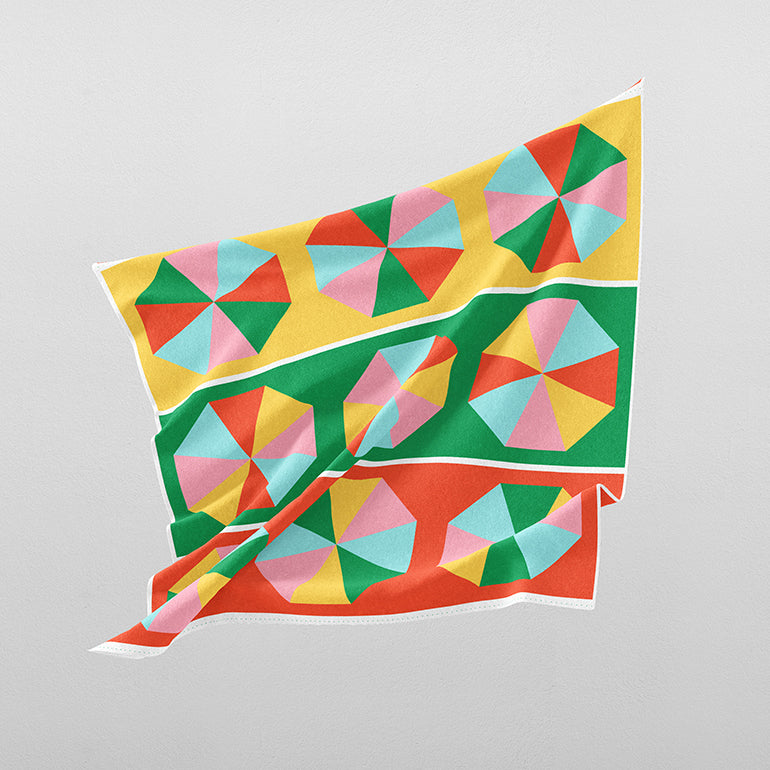 Table Runner - Green/Red