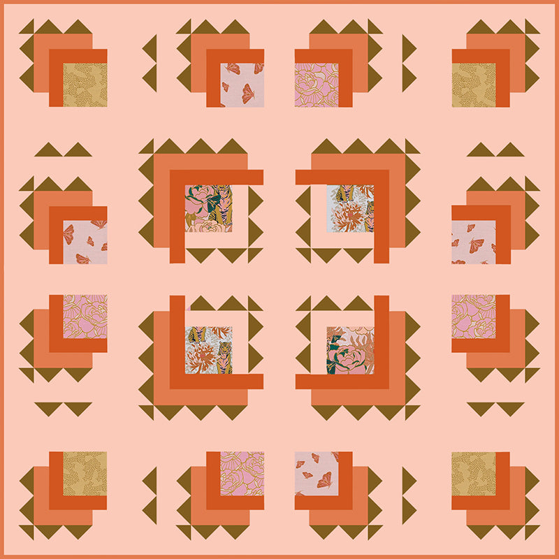 Free Quilt Pattern - Tiger Lily Trail
