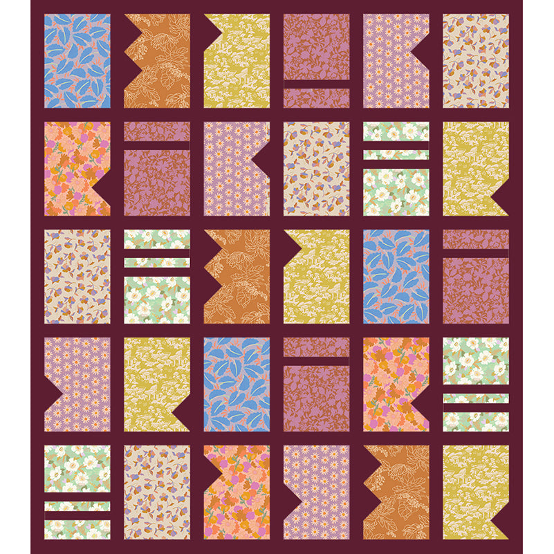 Free Quilt Pattern - Window Blooms