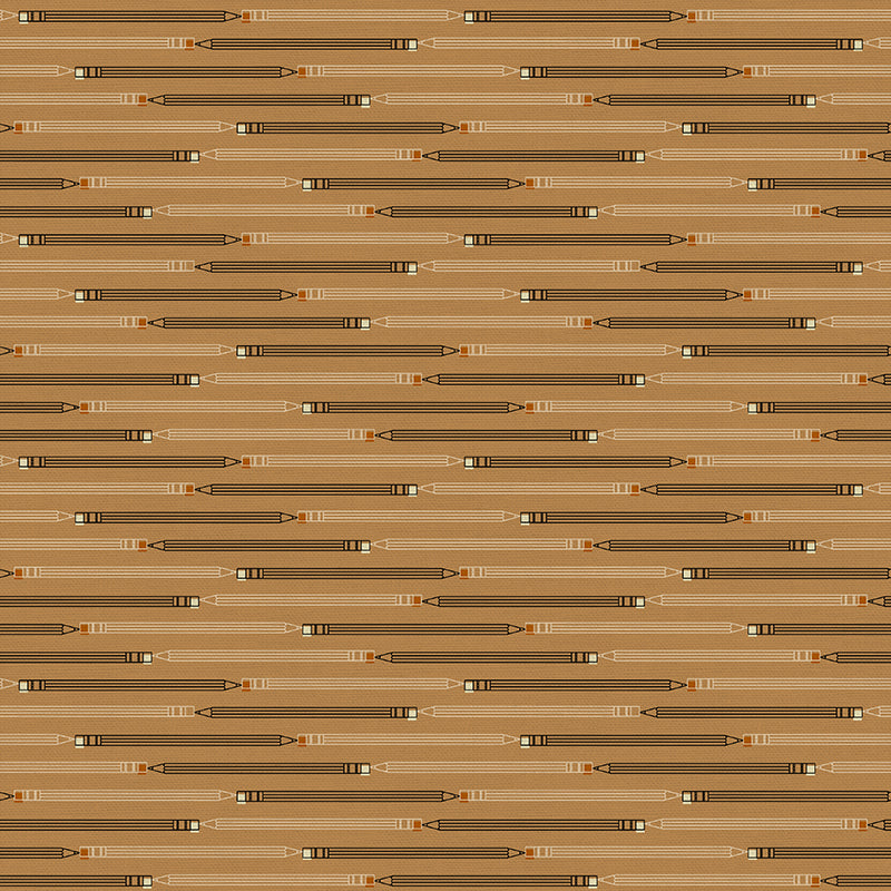 Pencil Stripes - Brown