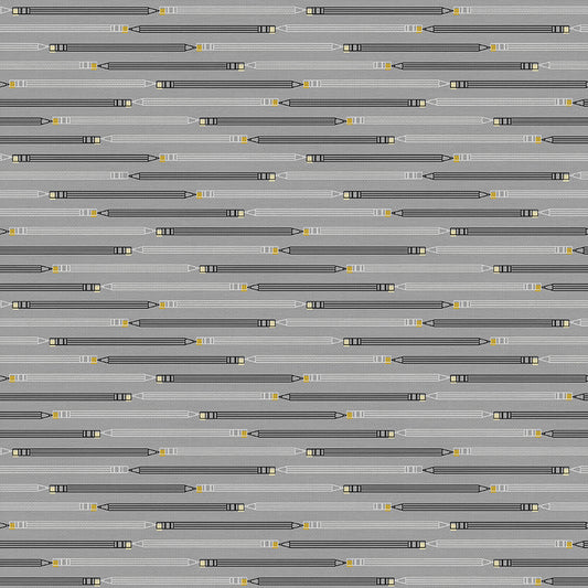 Pencil Stripes - Grey