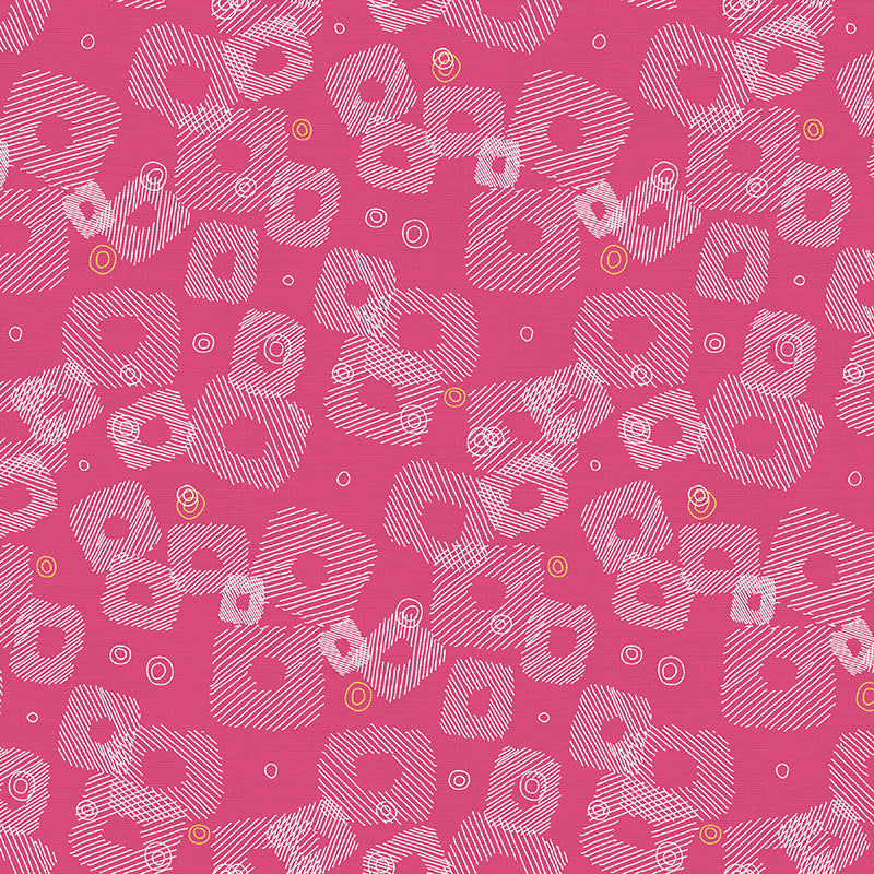 Scribbled Squares - Pink