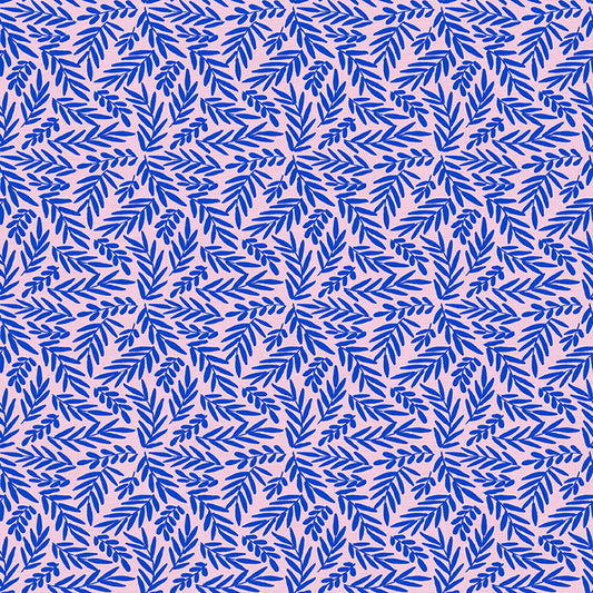 Ferns - Pink/Blue