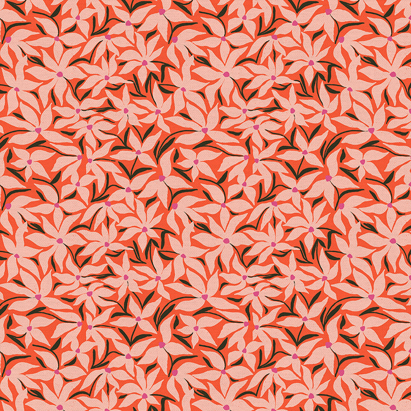 Floral Twist - Orange