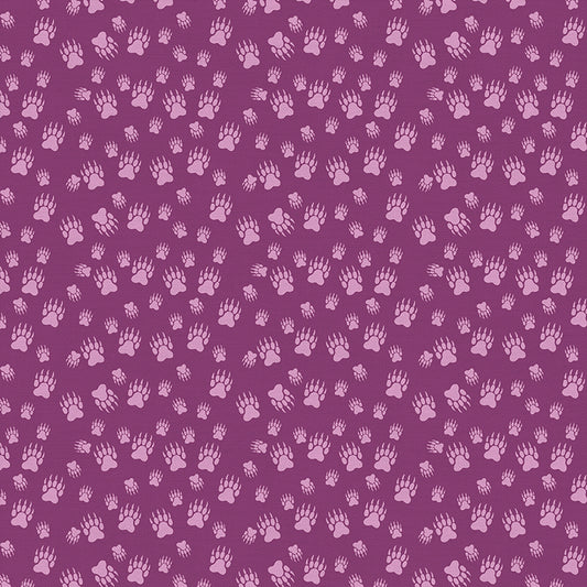 Bear Tracks - Purple