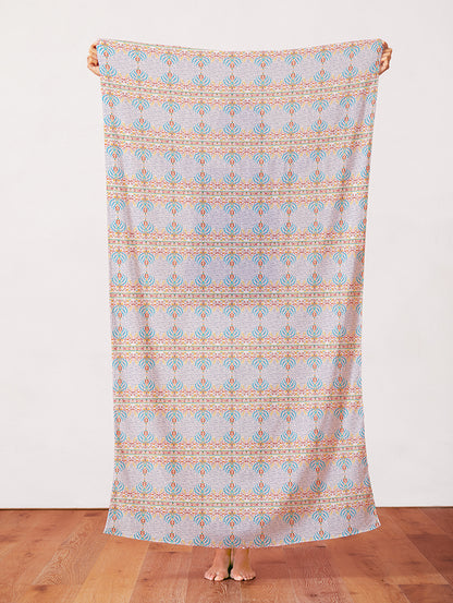 Floral Stripe - White