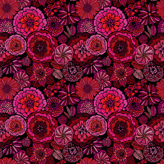 Blooming Elegance - Red/Pink