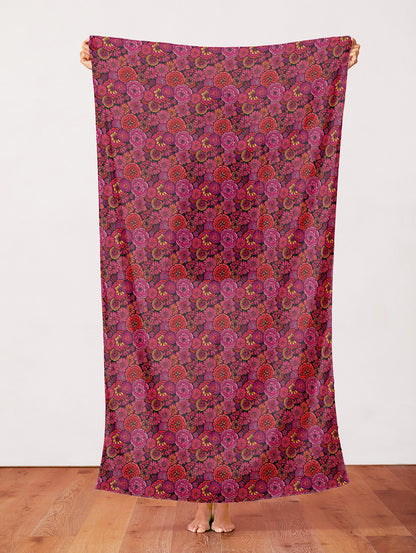 Blooming Elegance - Red/Pink/Orange