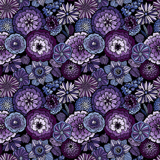 Blooming Elegance - Purple