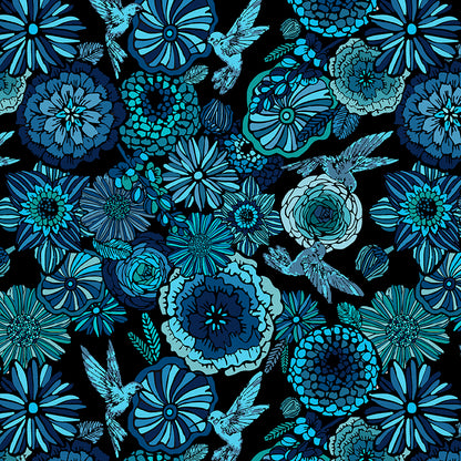 Flower Garden - Blue