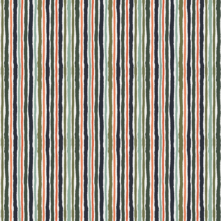 Stripe - Green/Navy