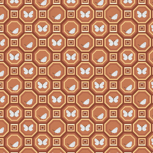 Hexagons - Brown