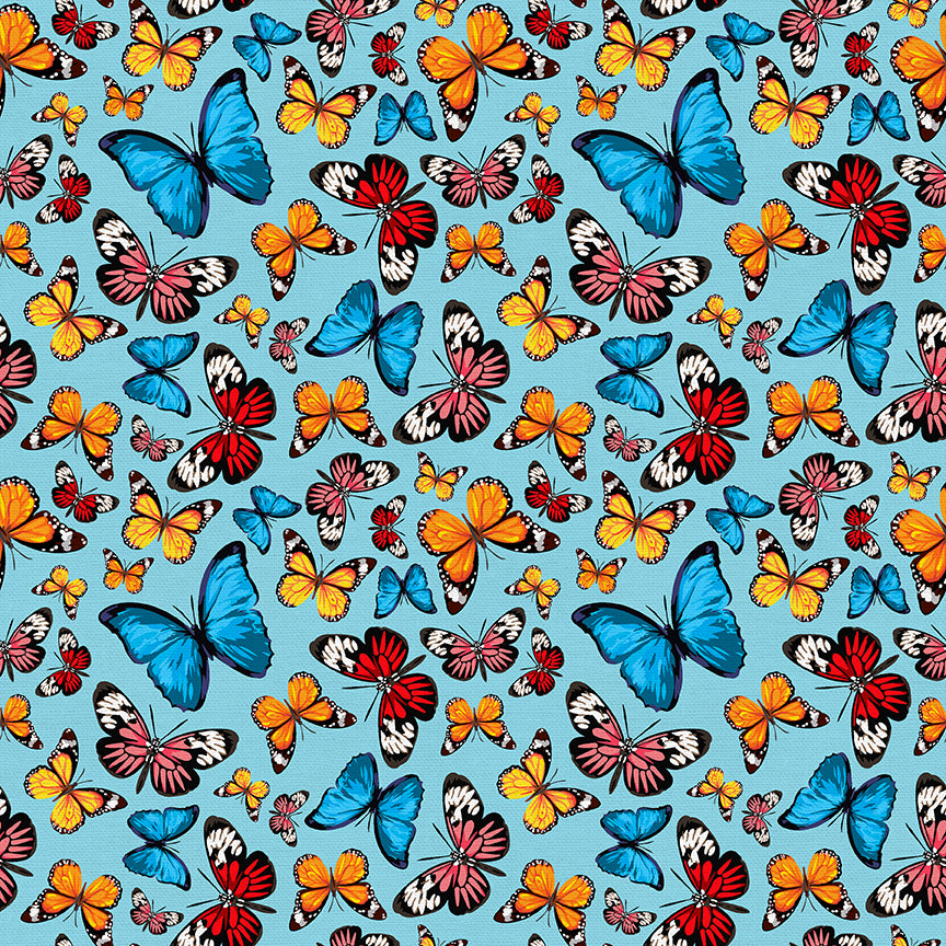 Butterflies - Baby Blue