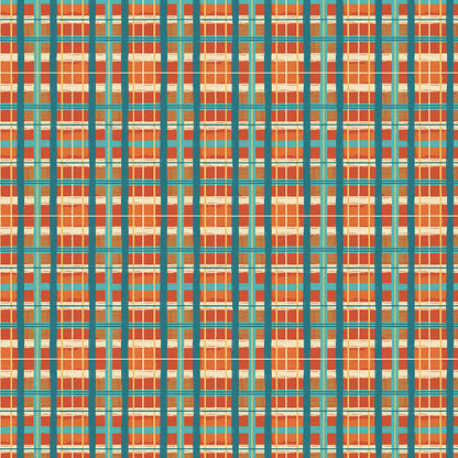 Fall Plaid - Red/Blue