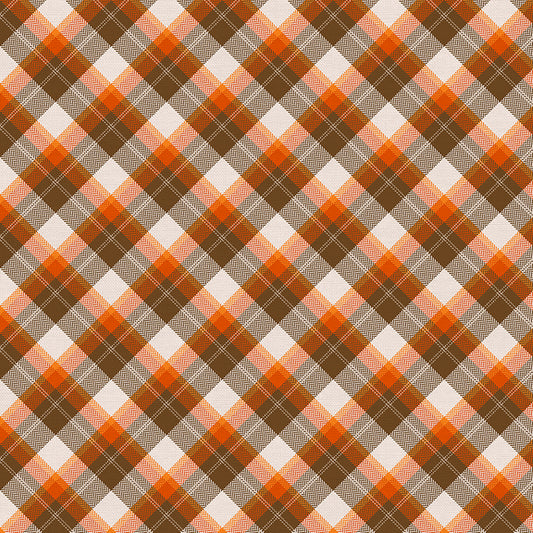 Plaid - Brown/Orange