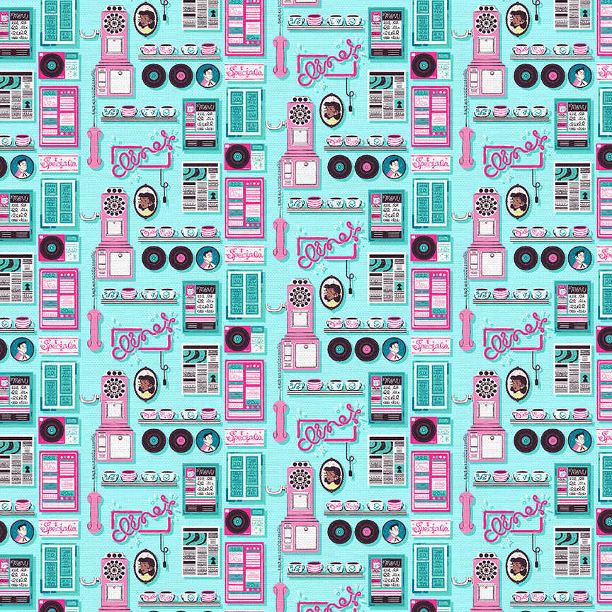 Diner Decor - Light Blue