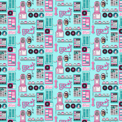 Diner Decor - Light Blue