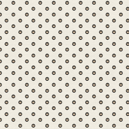 Polka Paws - Cream/Black