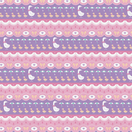 Mother Duck Lace - Pink