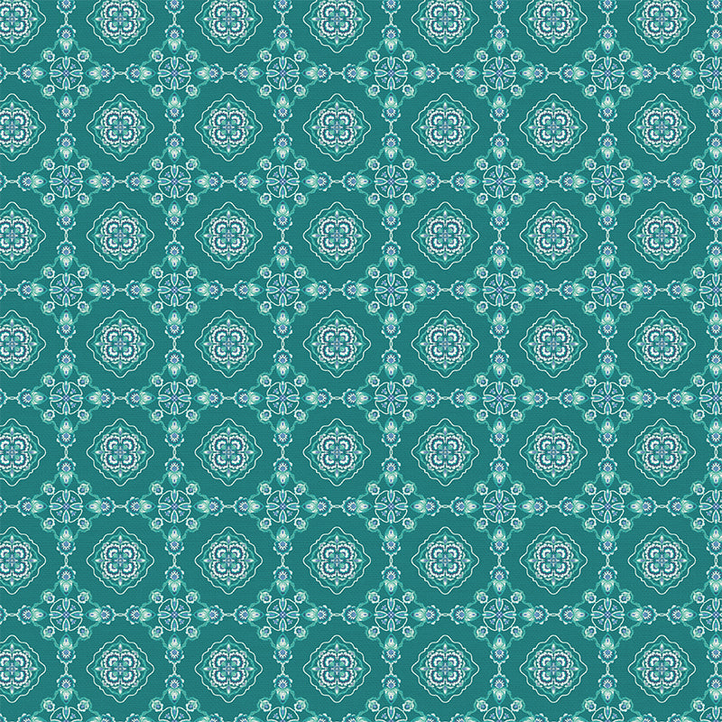 Bombay Foulard - Teal