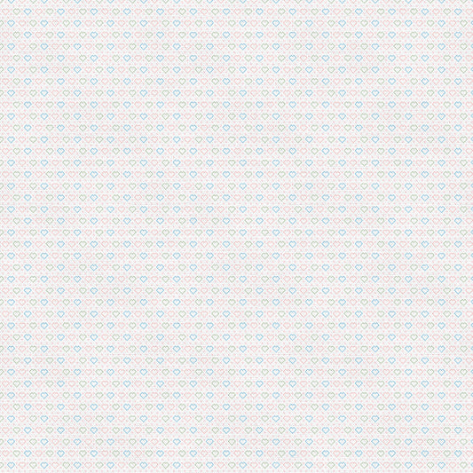 Cross Stitch Hearts - Multi