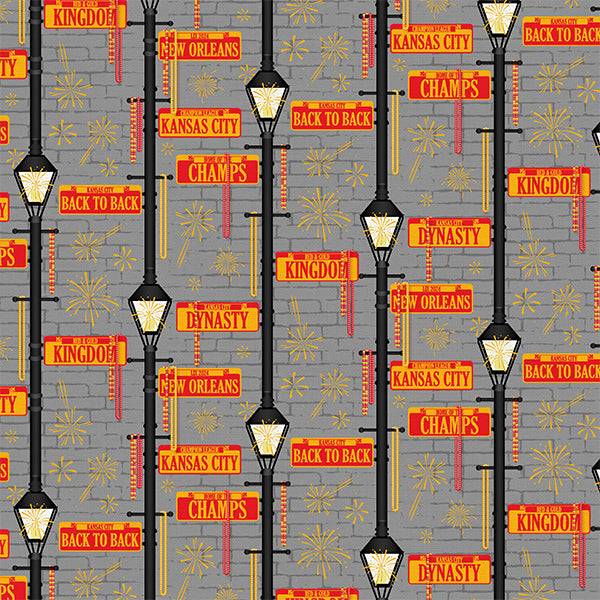 Nola Signs - Red/Dark Grey