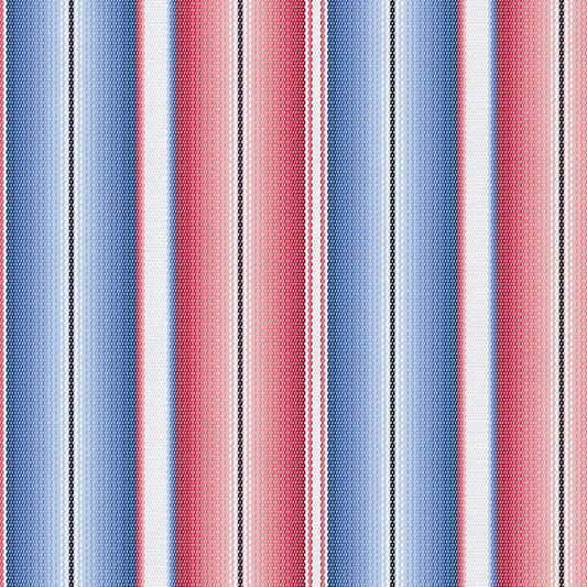 Spirit of Serape - Red/Blue/White