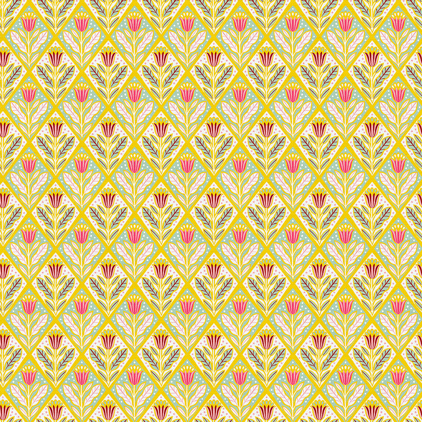 Bubble Tulip - Green/Yellow