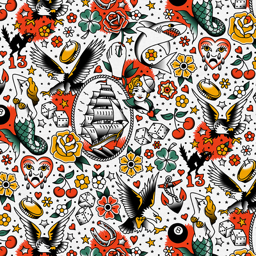 Timeless Tattoos - White