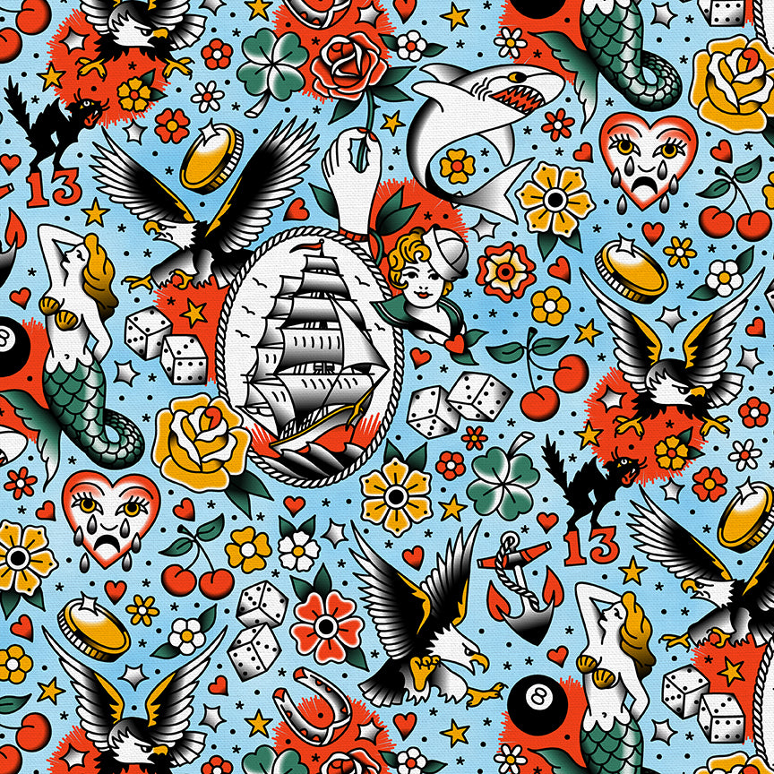 Timeless Tattoos - Blue