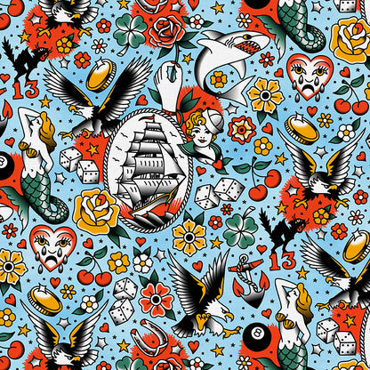 Timeless Tattoos - Blue