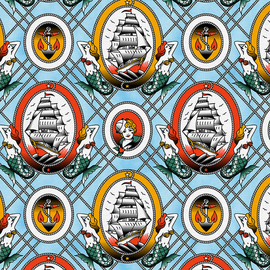 Sailor Tattoos - Blue