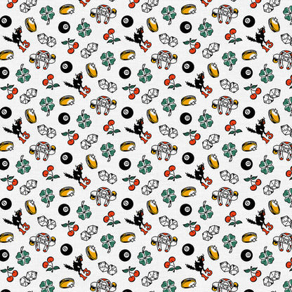 Lucky Tattoo Toss - White