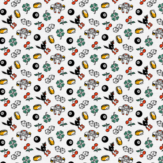 Lucky Tattoo Toss - White