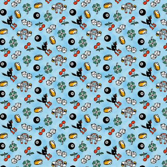 Lucky Tattoo Toss - Blue