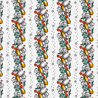 Lucky Tattoo Stripe - White