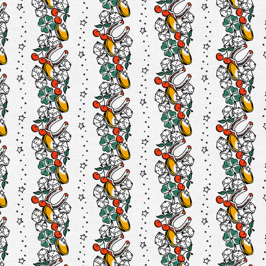 Lucky Tattoo Stripe - White