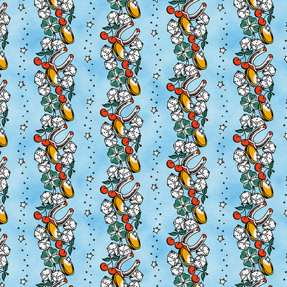 Lucky Tattoo Stripe - Blue