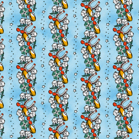 Lucky Tattoo Stripe - Blue