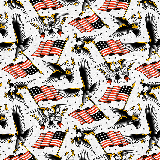 Eagle Tattoos - White