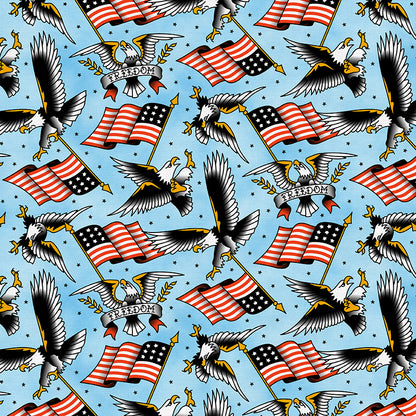 Eagle Tattoos - Blue