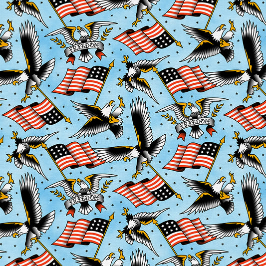 Eagle Tattoos - Blue