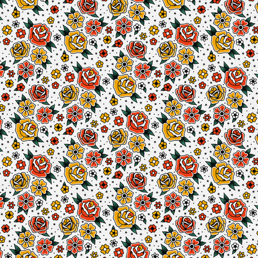 Flower Tattoos - White