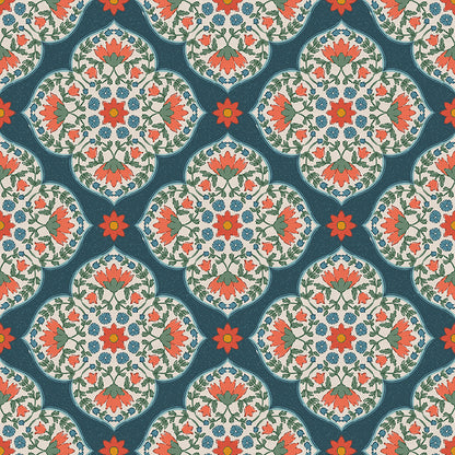 Mandalas - Dark Blue/Red