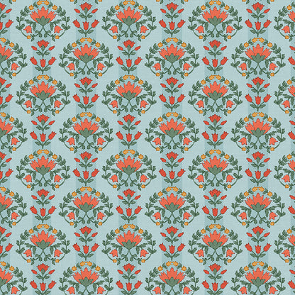 Wallpaper Stripe - Blue/Red