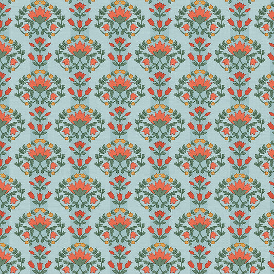 Wallpaper Stripe - Blue/Red