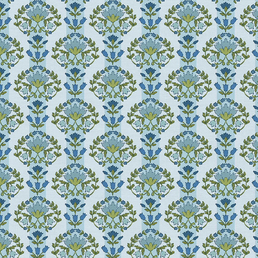 Wallpaper Stripe - Blue/Green